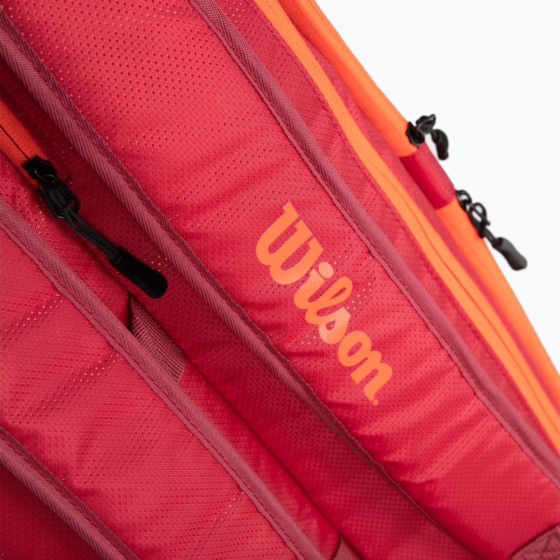 Tenisová taška Wilson Tour 12 Pack bordová WR8011202001 5