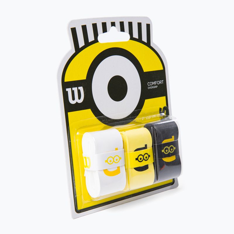 Wilson Minions Overgrip chrániče na tenisové rakety 3 ks farba WR8408401
