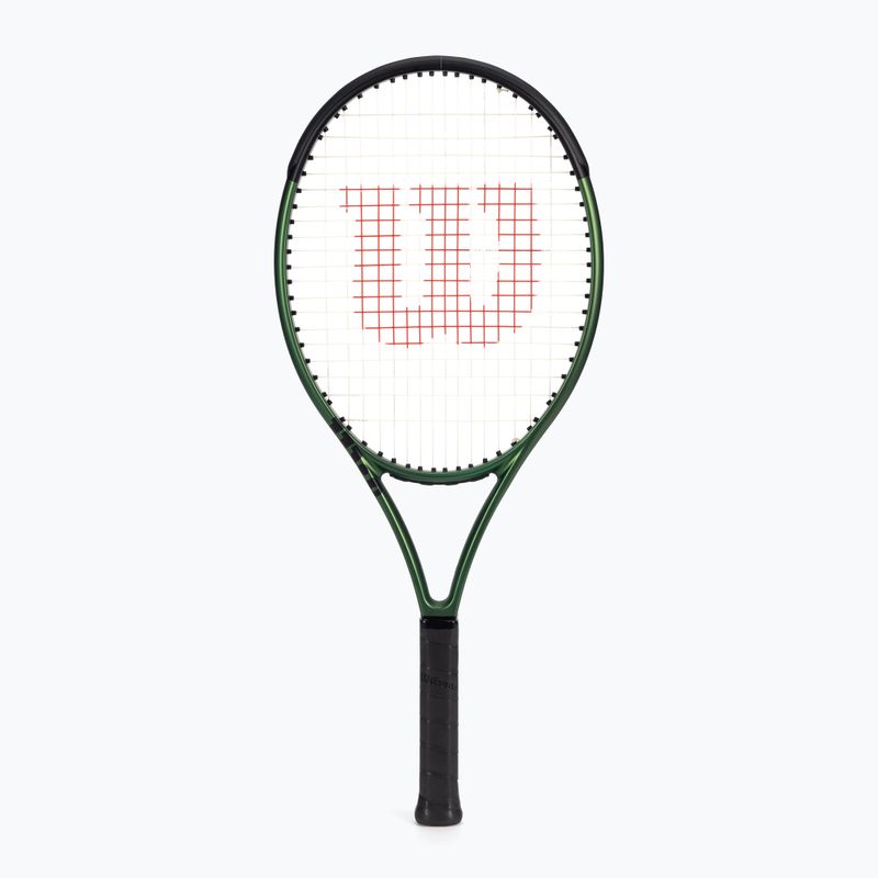 Detská tenisová raketa Wilson Blade 25 V8.0 čierno-zelená WR079310U