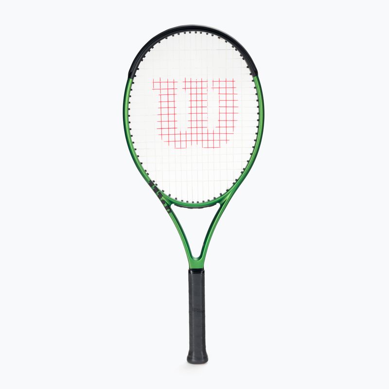Detská tenisová raketa Wilson Blade 26 V8.0 čierno-zelená WR079210U