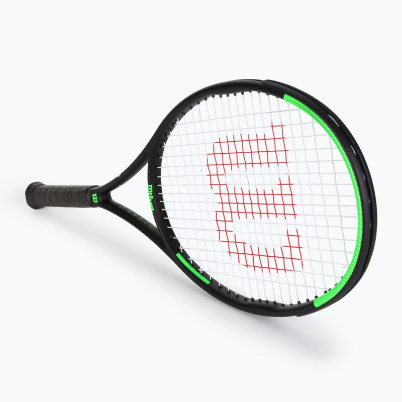 Tenisová raketa Wilson Blade Feel 103 čierno-zelená WR083310U 2