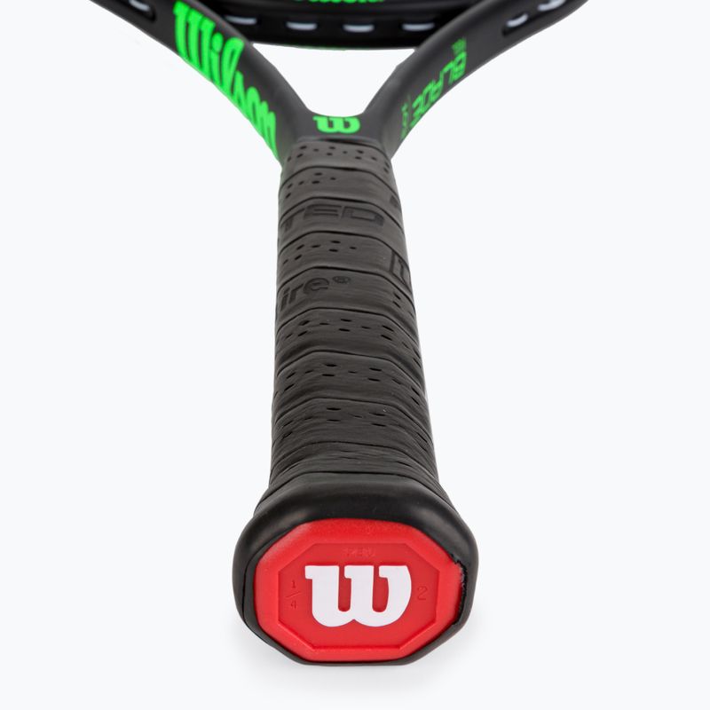 Tenisová raketa Wilson Blade Feel 103 čierno-zelená WR083310U 3
