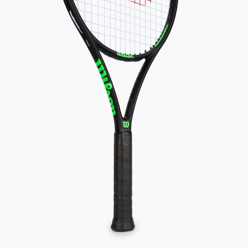 Tenisová raketa Wilson Blade Feel 103 čierno-zelená WR083310U 4
