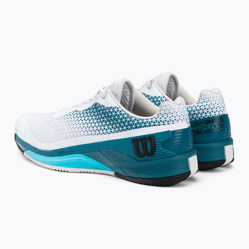 Wilson Rush Pro 4.0 Clay pánska tenisová obuv modrá a biela WRS329290 3