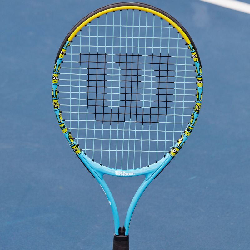 Detská tenisová raketa Wilson Minions 2.0 Jr 23 blue/yellow WR097210H 7