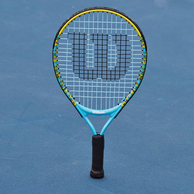 Detská tenisová raketa Wilson Minions 2.0 Jr 21 blue/yellow WR097110H 9