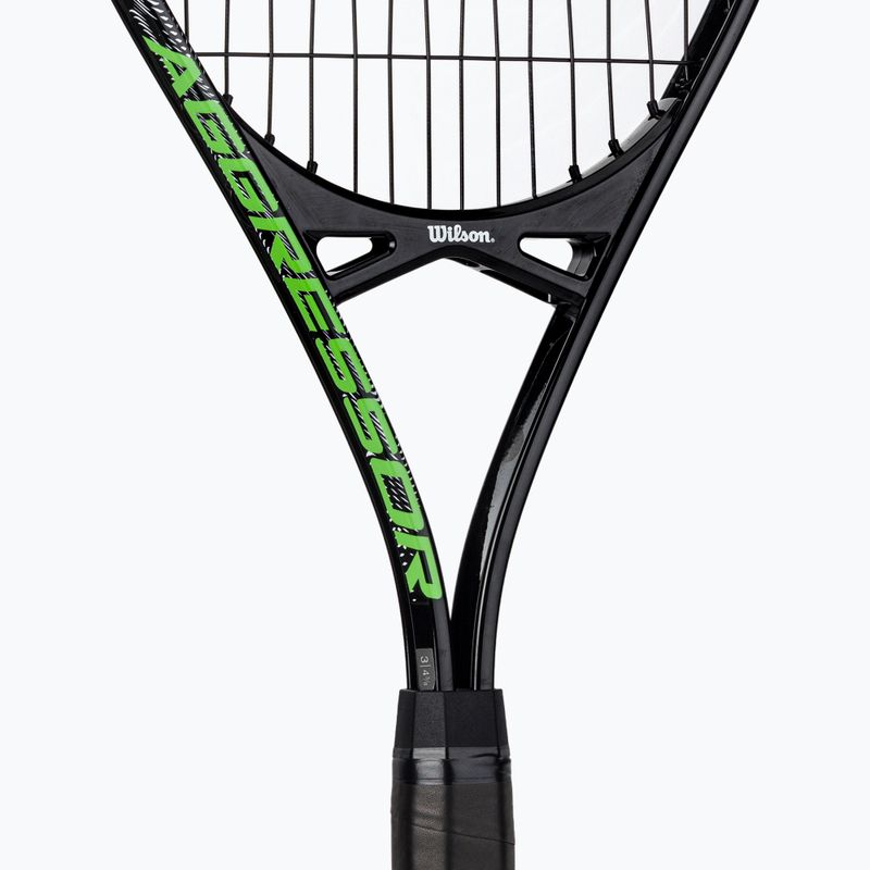 Tenisová raketa Wilson Aggressor 112 čierno-zelená WR087510U 5