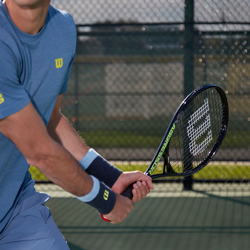 Tenisová raketa Wilson Aggressor 112 čierno-zelená WR087510U 13
