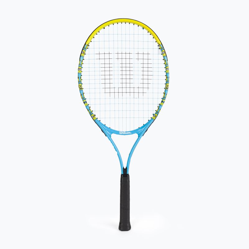 Detská tenisová raketa Wilson Minions 2.0 Jr 25 modrá/žltá WR097310H
