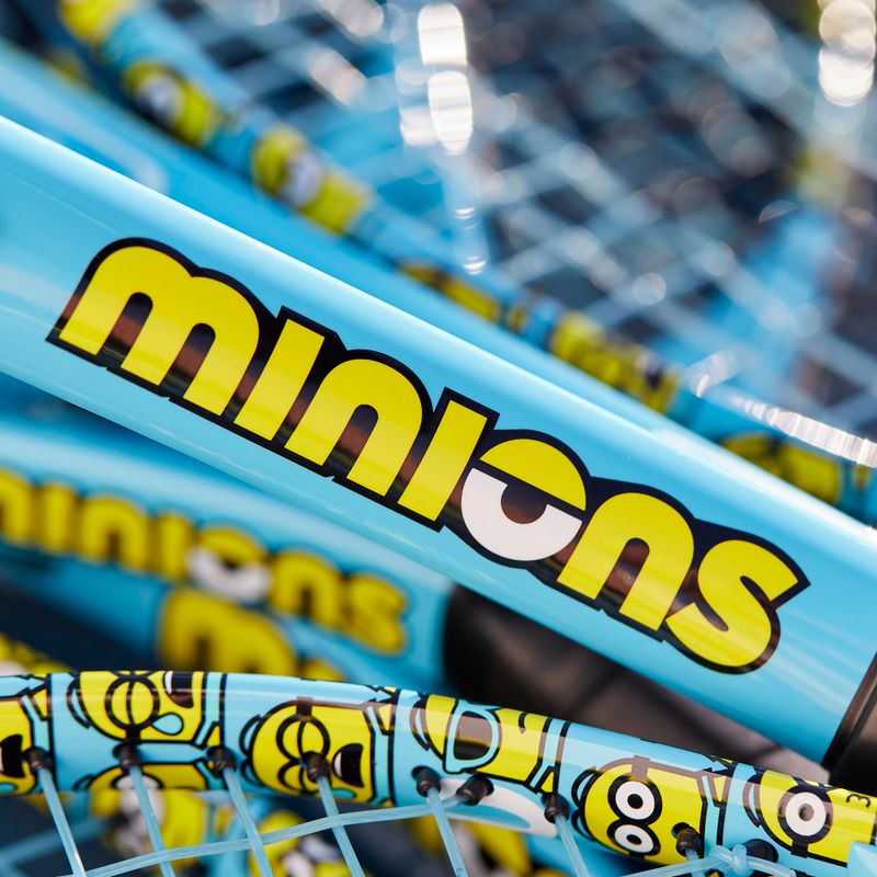 Detská tenisová raketa Wilson Minions 2.0 Jr 25 modrá/žltá WR097310H 10