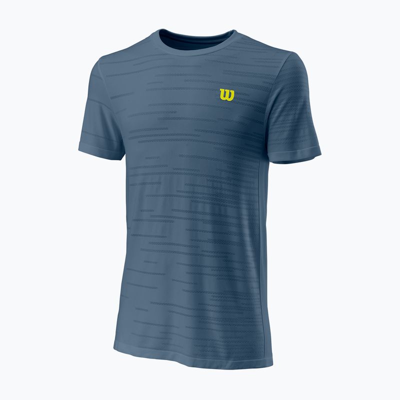 Pánske tenisové tričko Wilson KAOS Rapide SMLS Crew II blue WRA813802