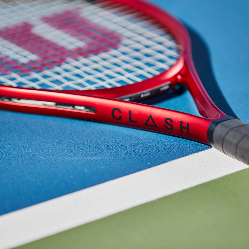 Wilson Clash 25 V2.0 detská tenisová raketa červená WR074710U 9