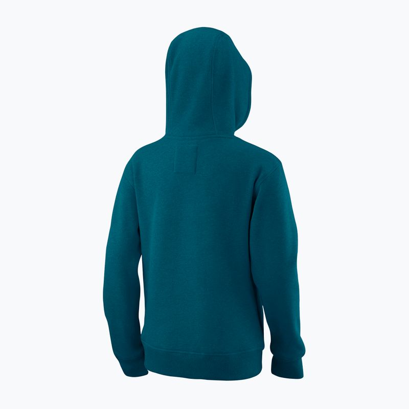 Detská mikina Wilson Tennis Script Cotton PO Hoody modrá WRA769219 6