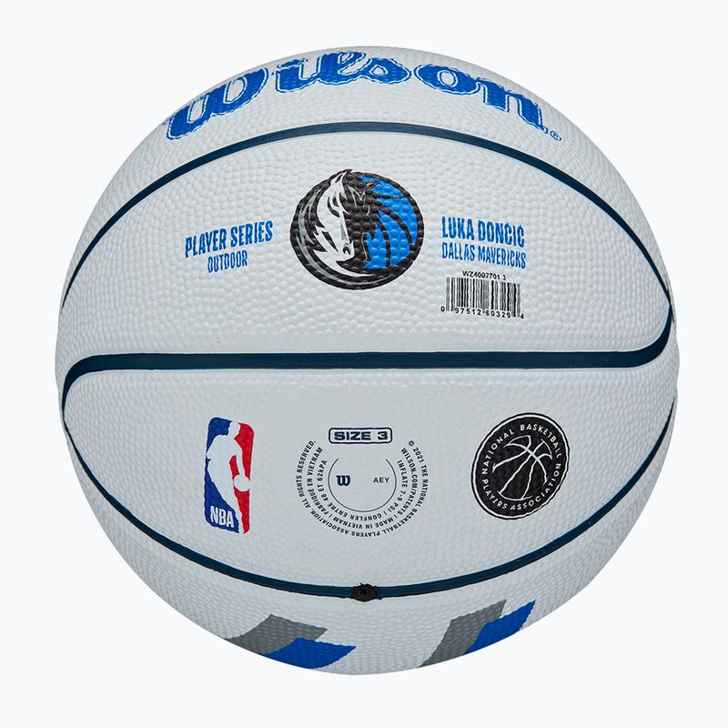 Wilson NBA Player Icon Mini Luka basketbal WZ4007701XB3 veľkosť 3 6
