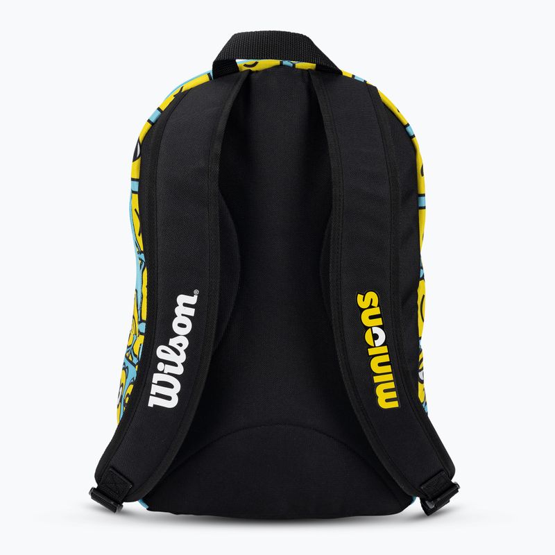 Wilson Minions 2.0 Team blue yellow black detský tenisový batoh 3