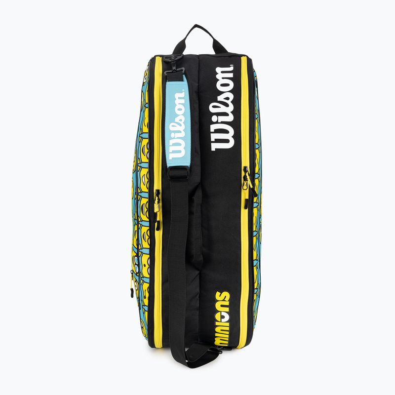 Detská tenisová taška Wilson Minions 2.0 Team 6 Pack blue yellow black 5