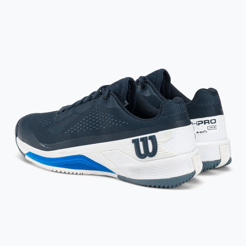 Pánska tenisová obuv Wilson Rush Pro 4.0 navy blue WRS330650 3