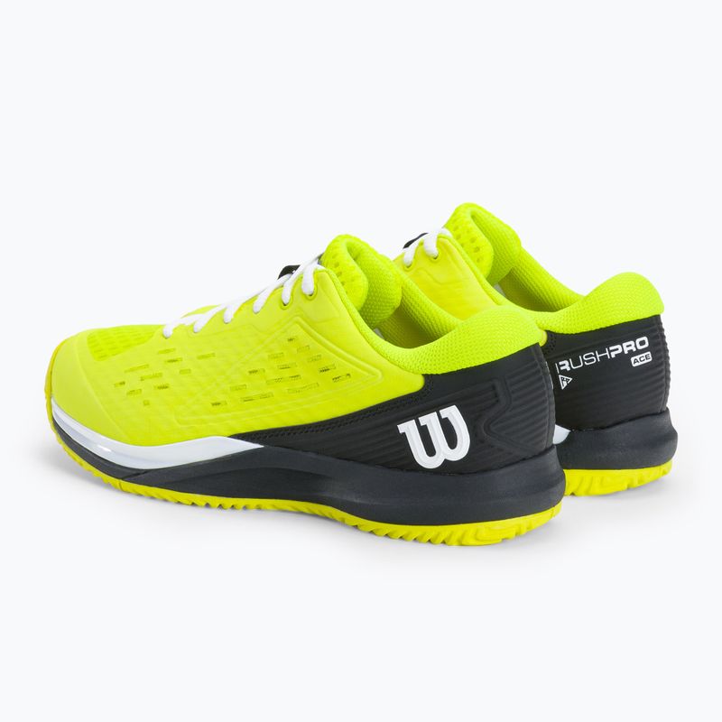 Wilson Rush Pro Ace Safety detská tenisová obuv čierno-žltá WRS331140 3
