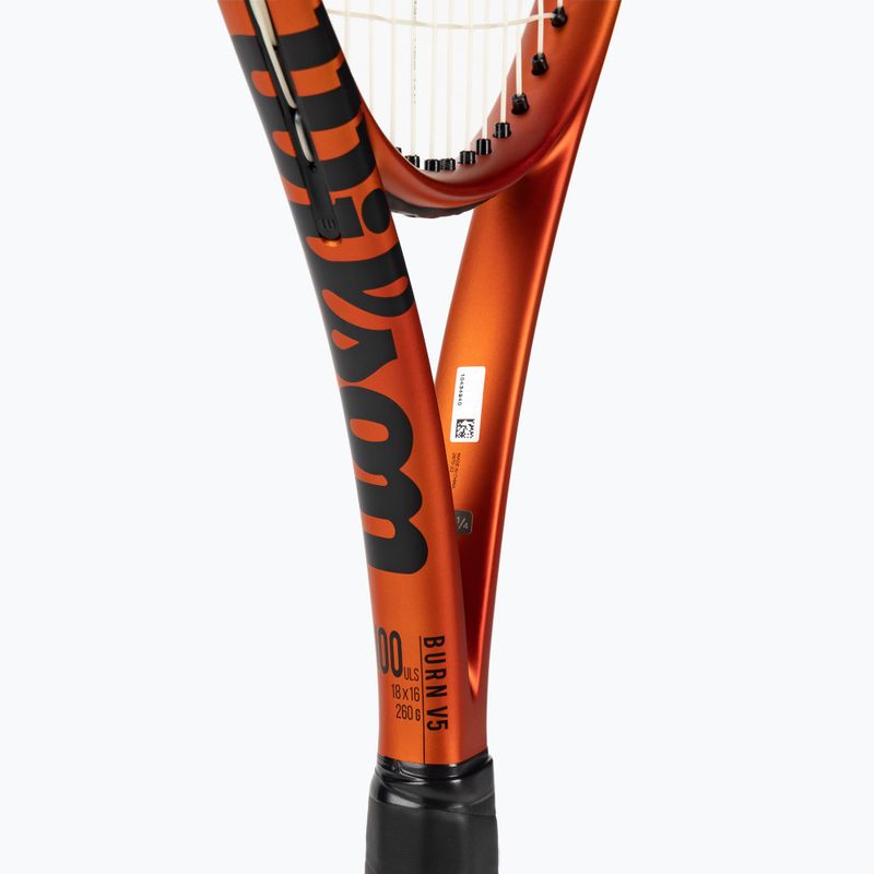 Tenisová raketa Wilson Burn 100ULS V5.0 oranžová WR109110 4