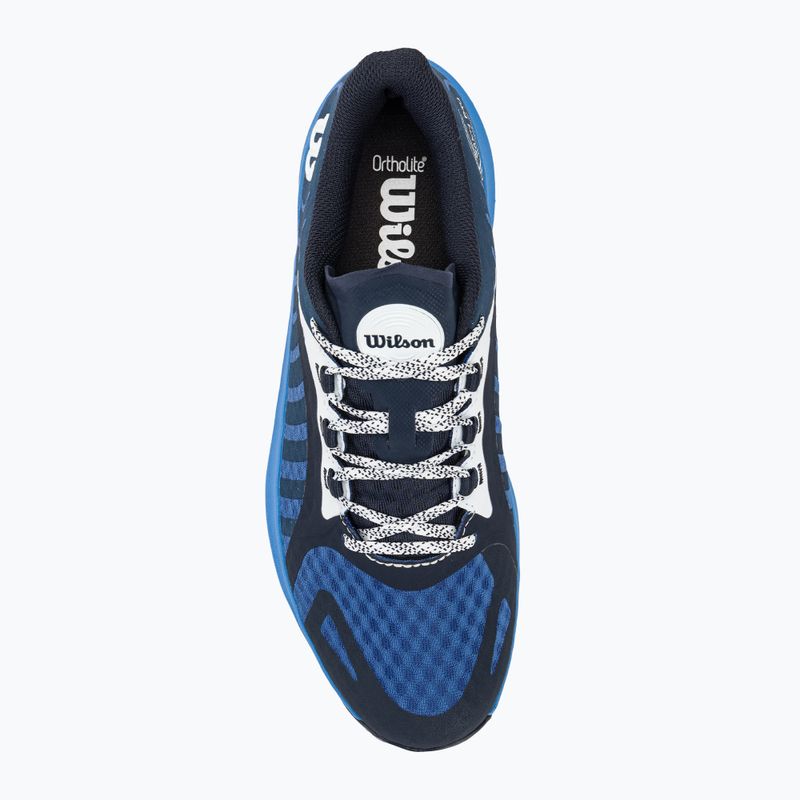 Pánska obuv na padel Wilson Hurakn Pro navy blaze/deja vu blue/french blue 5