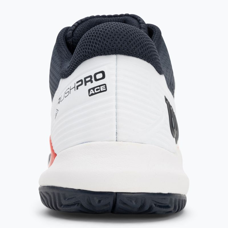 Pánska tenisová obuv Wilson Rush Pro Ace navy blazer/ white/ wilson red 6