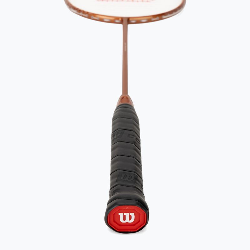 Bedmintonová raketa Wilson Vertex 300 bronze/white 3