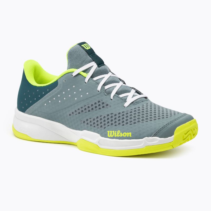 pánska tenisová obuv Wilson Kaos Stroke 2.0 stormy sea/deep teal/safety yellow