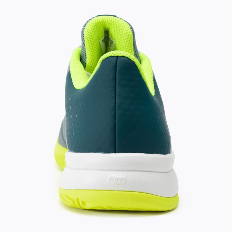 pánska tenisová obuv Wilson Kaos Stroke 2.0 stormy sea/deep teal/safety yellow 6