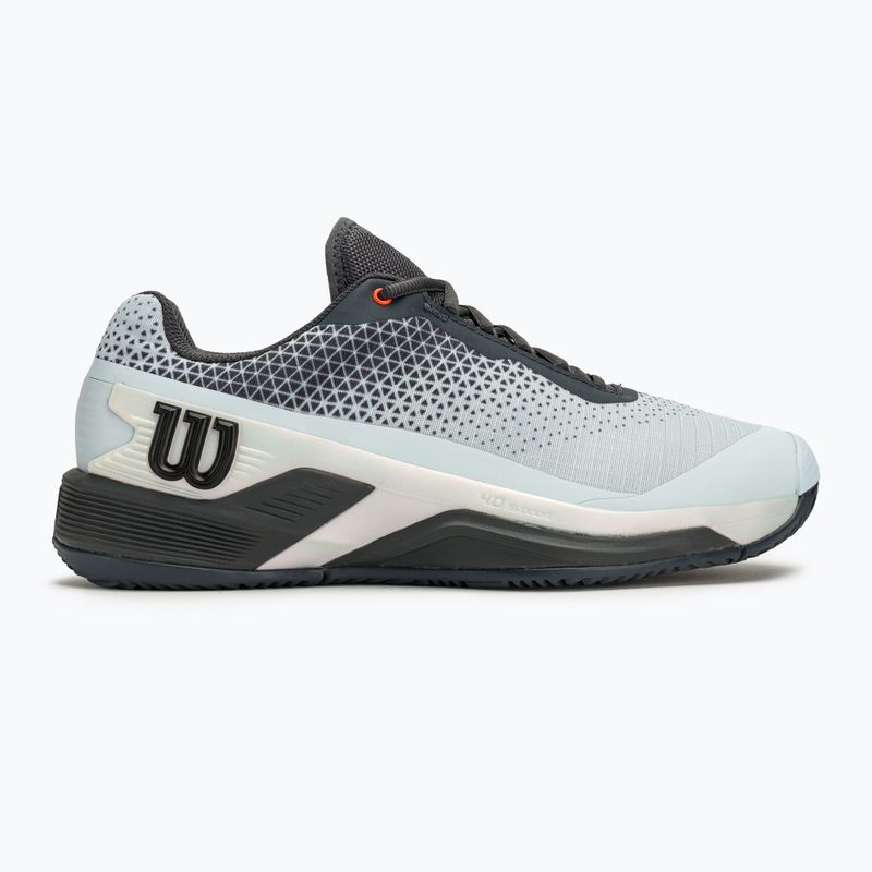 Pánska tenisová obuv Wilson Rush Pro 4.0 Shift Clay ballad blue/ebony/orange tiger 2