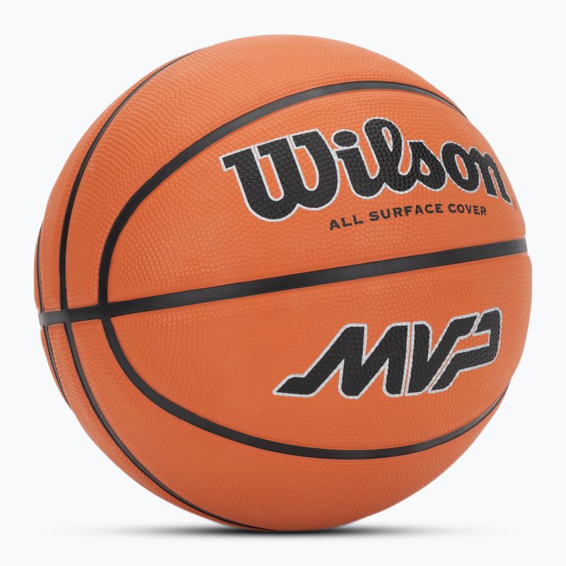 Basketbalová Lopta Wilson MVP brown veľkosť 5 2