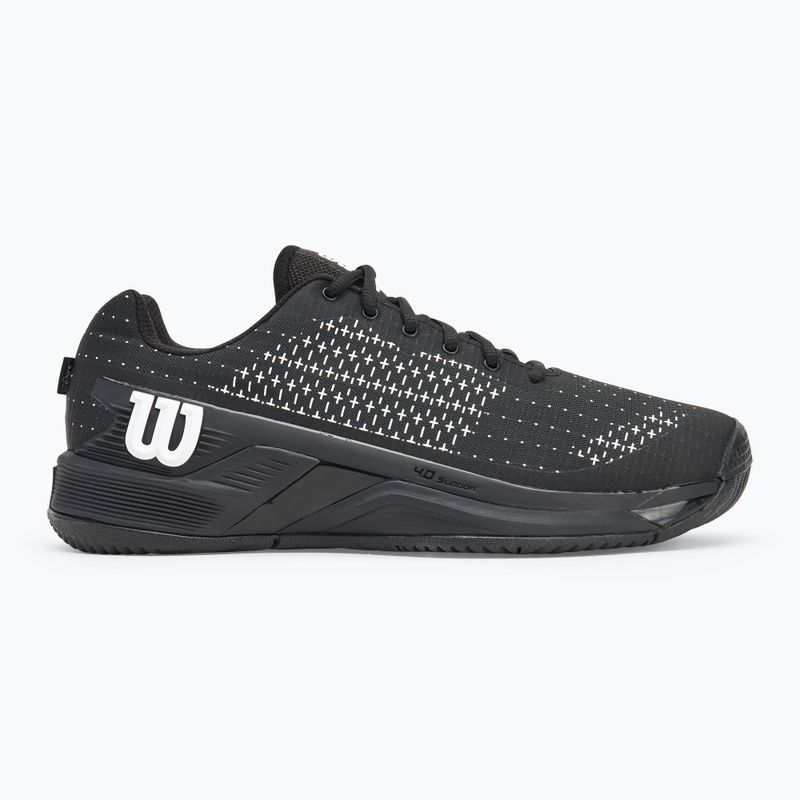 Pánska tenisová obuv Wilson Rush Pro Extra Duty black/ black/ white 2