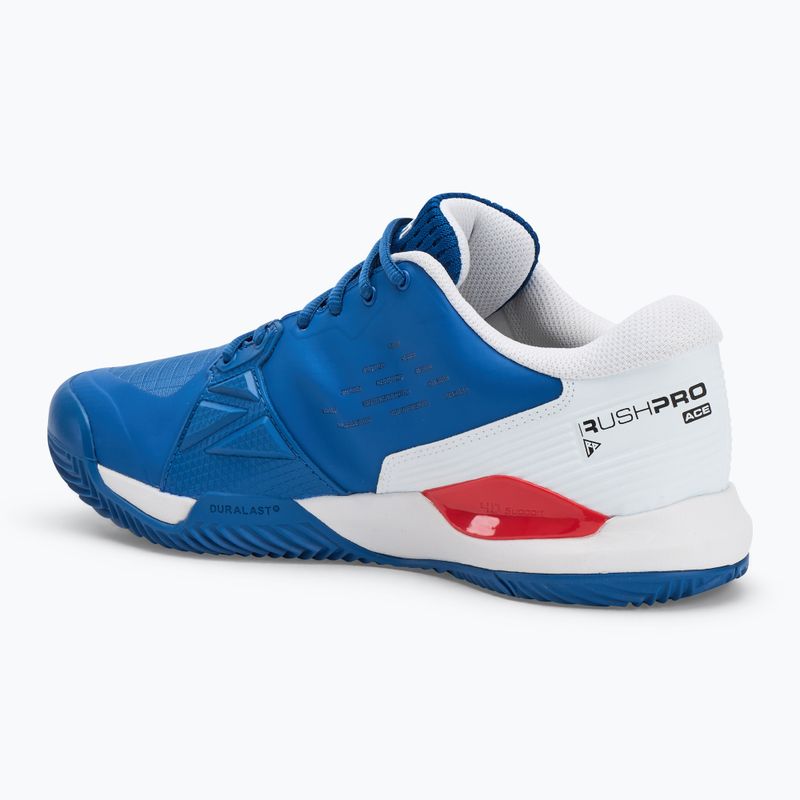 Wilson Rush Pro Ace Clay pánska tenisová obuv deja vu blue/ white/ infrared 3