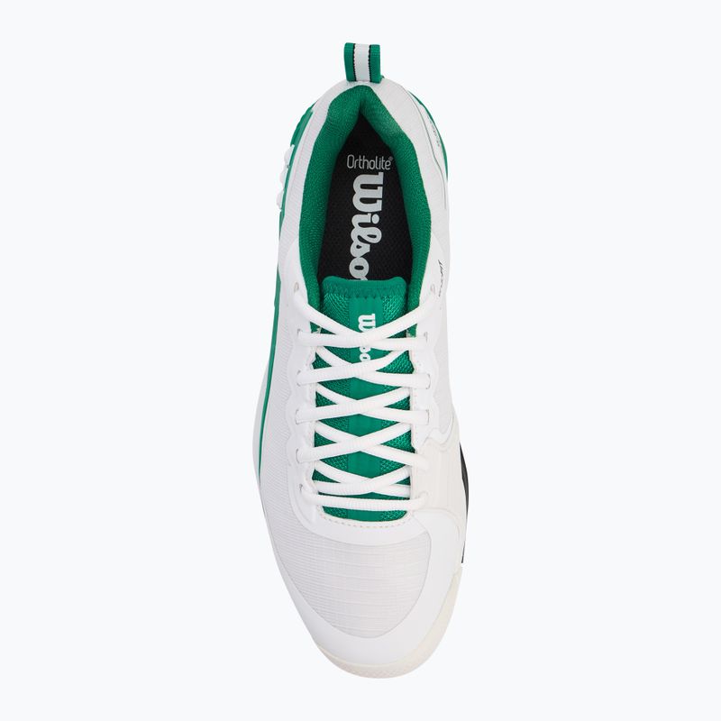 Pánska tenisová obuv Wilson Rush Pro 4.5 Clay white/ bosphorus/ black 5