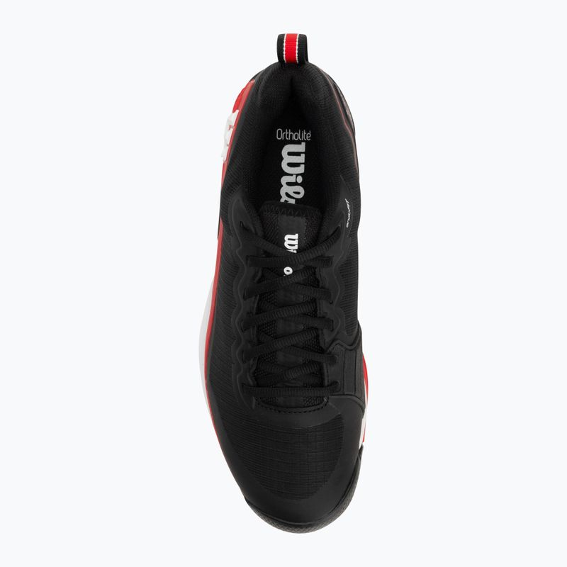 Pánska tenisová obuv Wilson Rush Pro 4.5 Clay black/ infrared/ white 4
