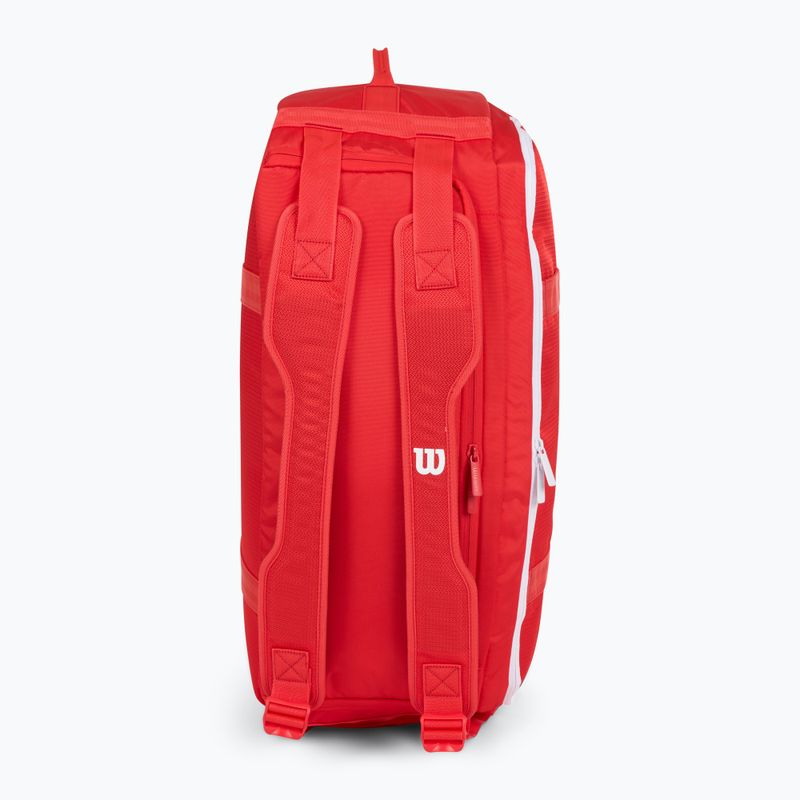 Tenisová taška Wilson Super Tour Red Coaches Duffel red 4