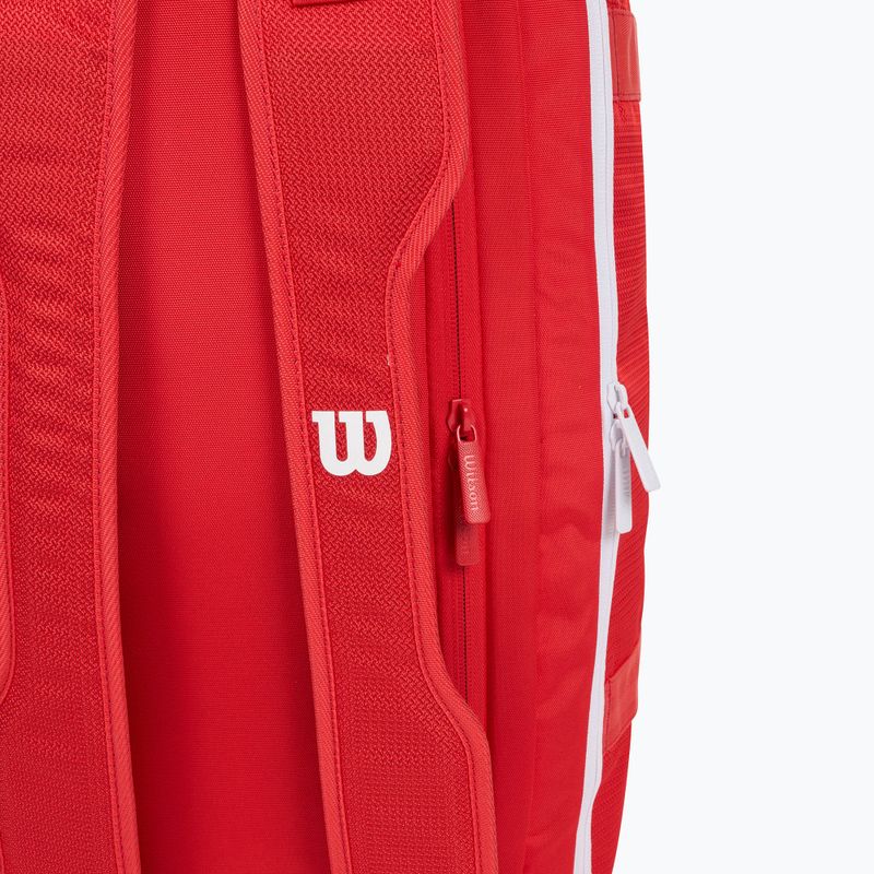 Tenisová taška Wilson Super Tour Red Coaches Duffel red 5