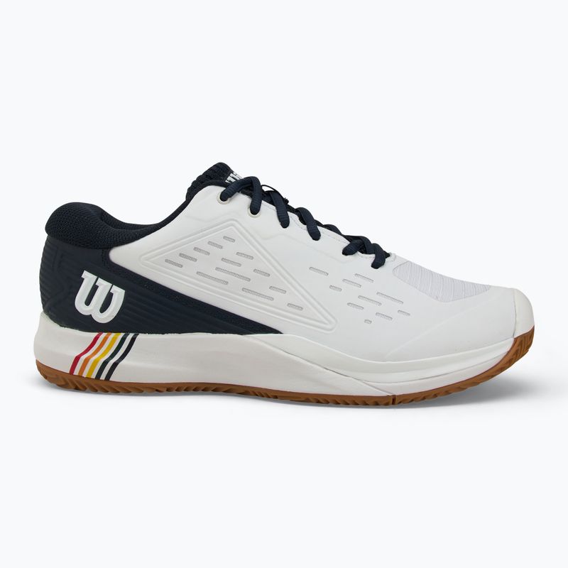 Pánska tenisová obuv Wilson Rush Pro Ace Clay RG white/ navy blazer/ rubber 2