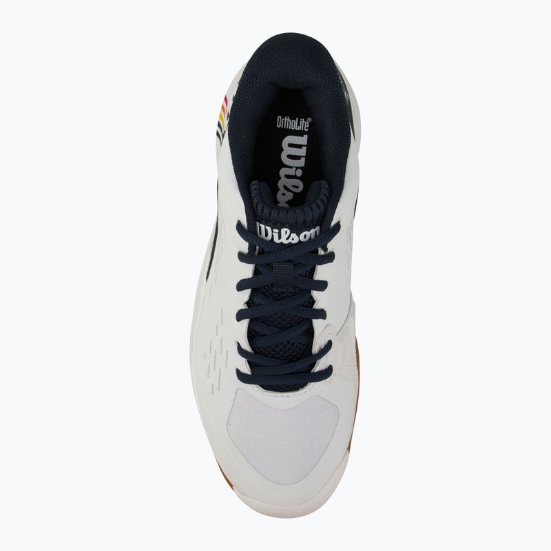 Pánska tenisová obuv Wilson Rush Pro Ace Clay RG white/ navy blazer/ rubber 5