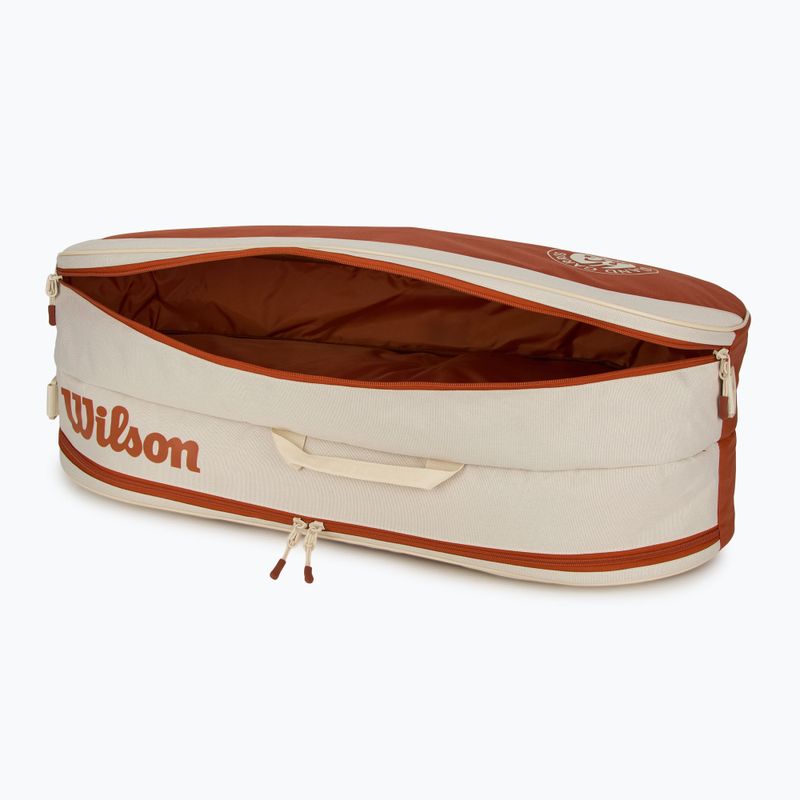 Tenisová taška Wilson Roland Garros Team 6PK 2005 cream/clay 5