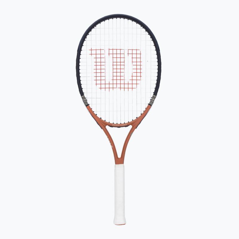 Detská tenisová raketa Wilson Roland Garros Elite Comp Jr 26 navy/orange