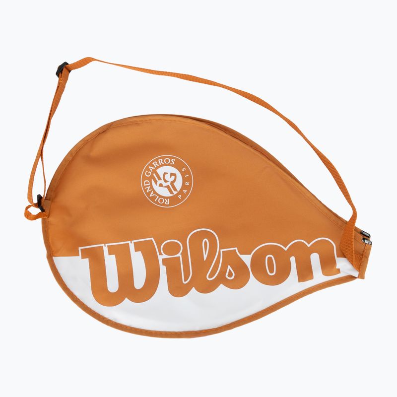 Detská tenisová raketa Wilson Roland Garros Elite Comp Jr 26 navy/orange 6