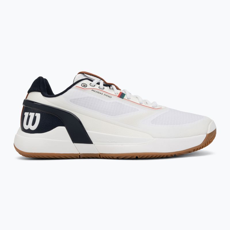 Pánske tenisové topánky Wilson Rush Pro 5 Clay white/navy blazer/gum 2