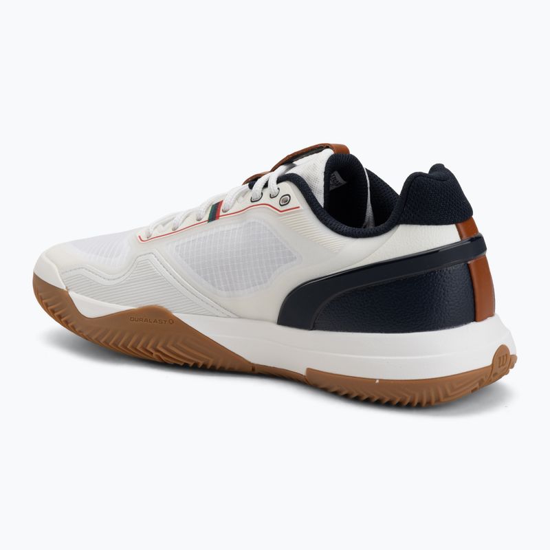 Pánske tenisové topánky Wilson Rush Pro 5 Clay white/navy blazer/gum 3