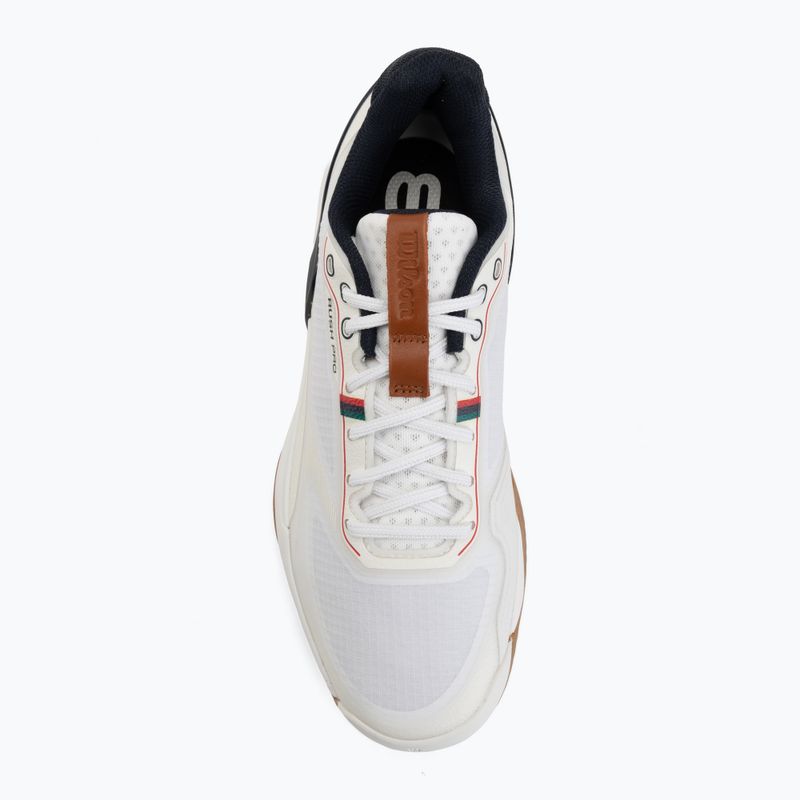 Pánske tenisové topánky Wilson Rush Pro 5 Clay white/navy blazer/gum 5