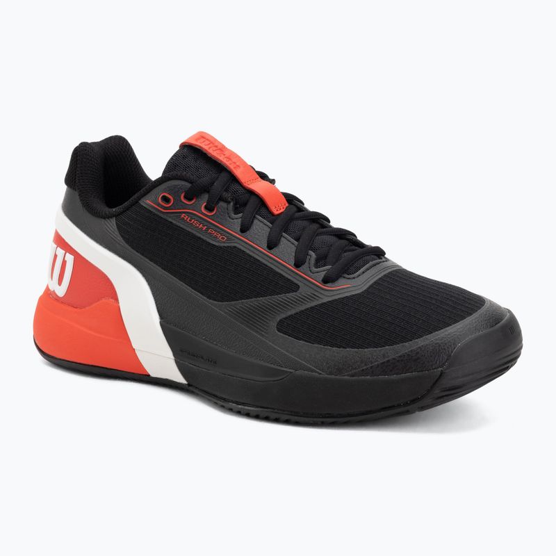 Pánske topánky na padel Wilson Rush Pro 5 black/infrared/white