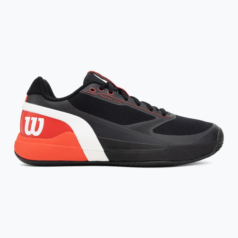 Pánske topánky na padel Wilson Rush Pro 5 black/infrared/white 2
