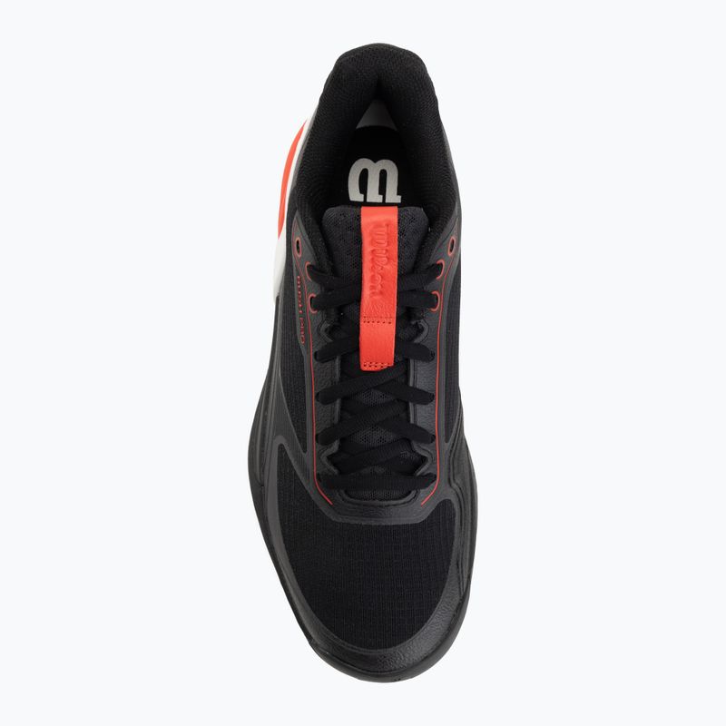 Pánske topánky na padel Wilson Rush Pro 5 black/infrared/white 5
