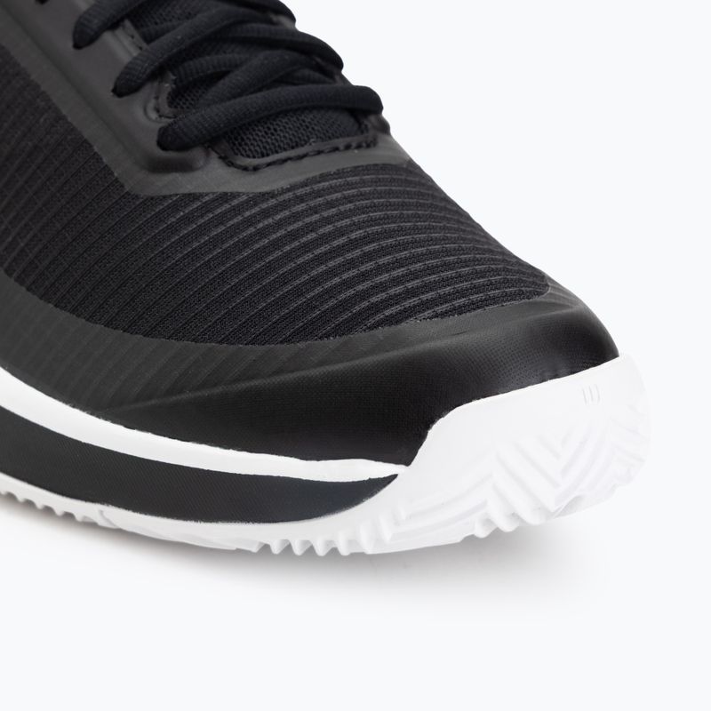 Pánske tenisové topánky Wilson Rush Lite 5 Clay black/white/safety yellow 7