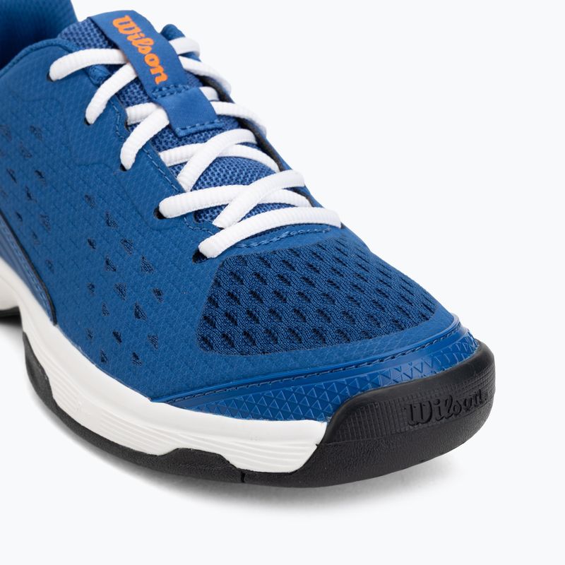 Detské tenisové topánky Wilson Rush Pro Ace L Jr déjà vu blue/orange tiger/white 7