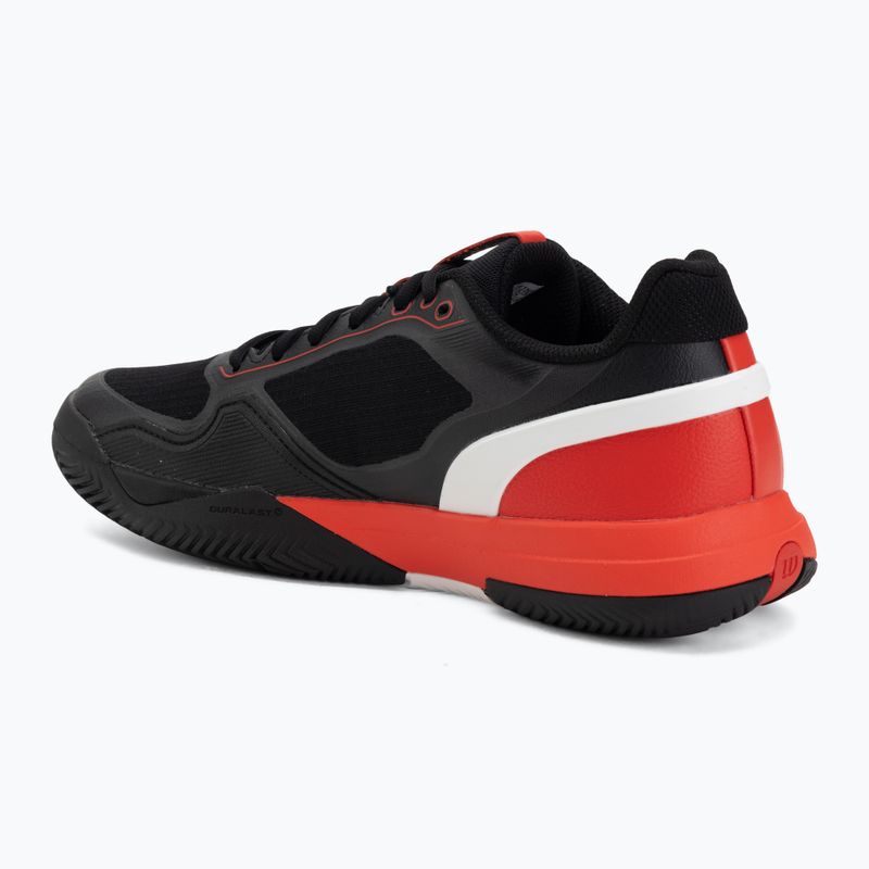 Pánske tenisové topánky Wilson Rush Pro 5 black/infrared/white 3